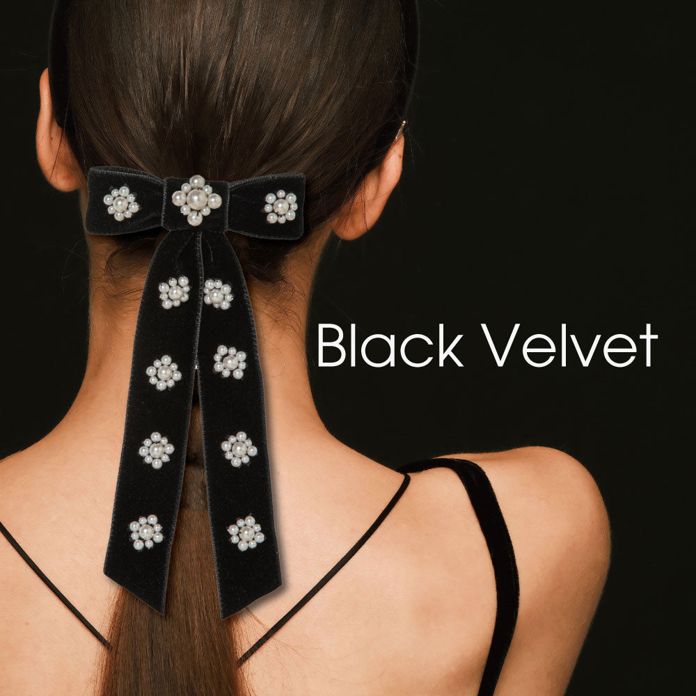 ヘアアクセサリー THE HAIR BAR TOKYO Velvet Rose L Clip THE HAIR BAR TOKYO Velvet Rose L Clip