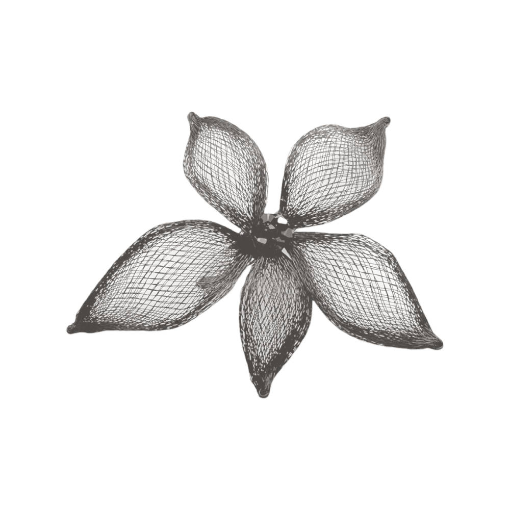 メッシュ スパイダー フラワー ビーク クリップ