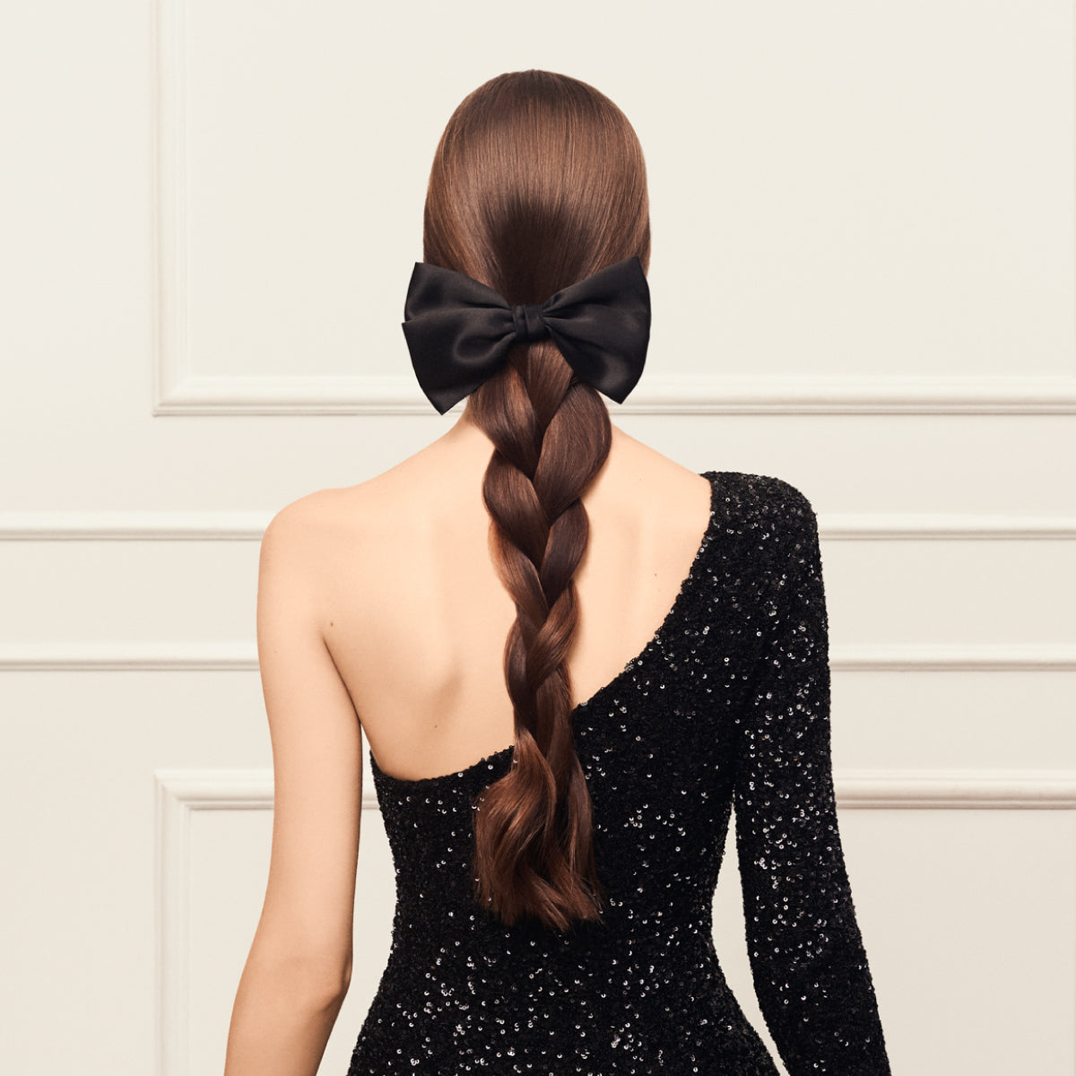 シルク サテン ダブルボウ10cmバレッタ | THE HAIR BAR TOKYO