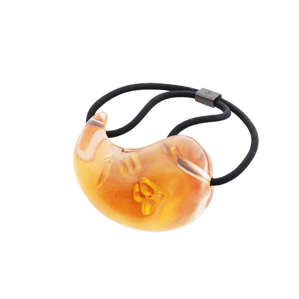 【新品・未使用】アクリリック ラージ ティアドロップ ポニー ハート ノット コレットマルーフ アクリリック ラージ ティアドロップ ポニー ハート