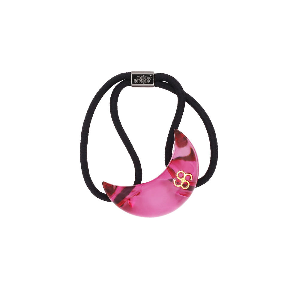 コレットマルーフ ラージクレセントルーサイトポニー ターコイズ colette malouf】Large Crescent Lucite Pony コレットマルーフ