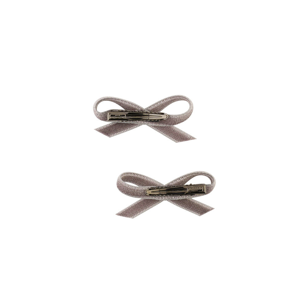 ベルベット スモールボウ クリップセットオブ2 | THE HAIR BAR TOKYO