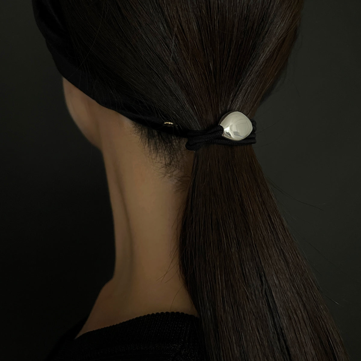 シルバー925 オーバルポニー | THE HAIR BAR TOKYO