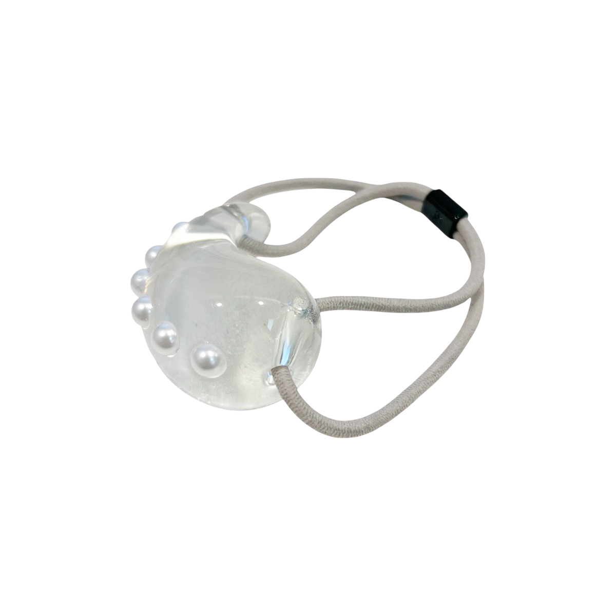 スモール ティアドロップ ポニー ウィズ パール | THE HAIR BAR TOKYO