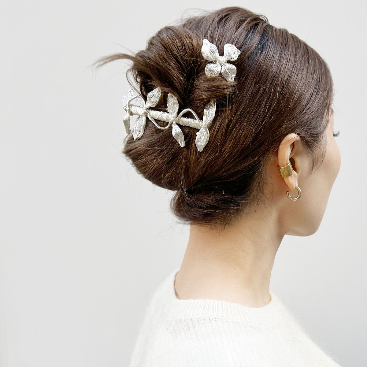 メッシュ ヴァイン 10cm バレッタ | THE HAIR BAR TOKYO