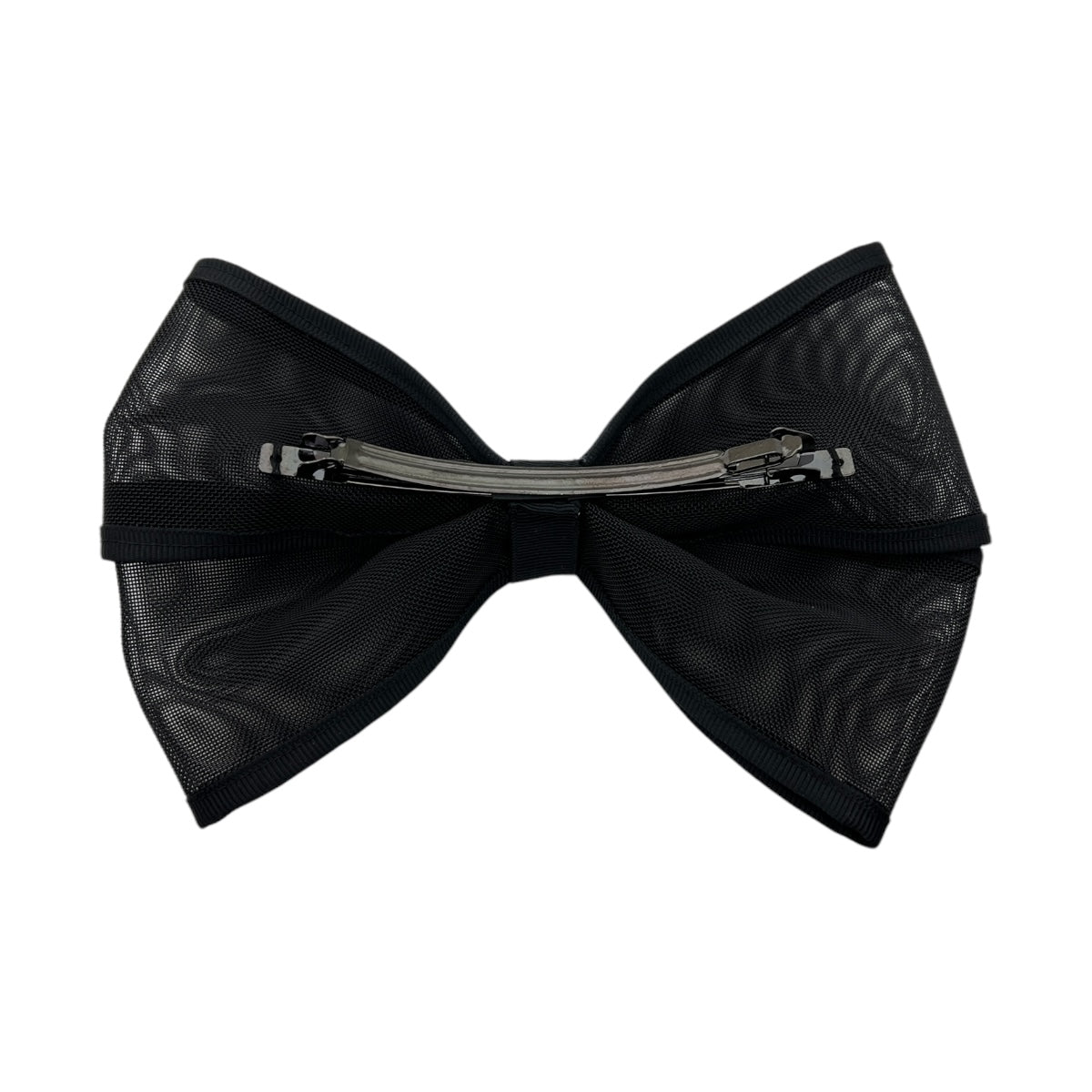 新品未使用 LELET NY エイミー オーガンザボウ バレッタ ブラック エイミー オーガンザ ボウ バレッタ | THE HAIR BAR TOKYO