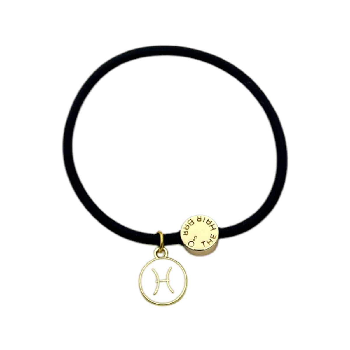 SALE⭐︎チャーム付！THBT スターリングシルバー ドロップポニー＊ゴールド＊ エナメル ゾディアック シンボル チャーム ポニー ホワイト