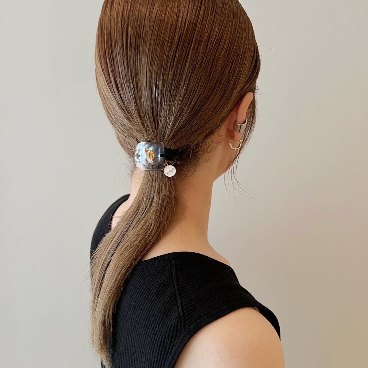 THE HAIR BAR TOKYO ルーサイトジェムボニー　2個セット ルーサイト スクエア ドームポニー | THE HAIR BAR TOKYO