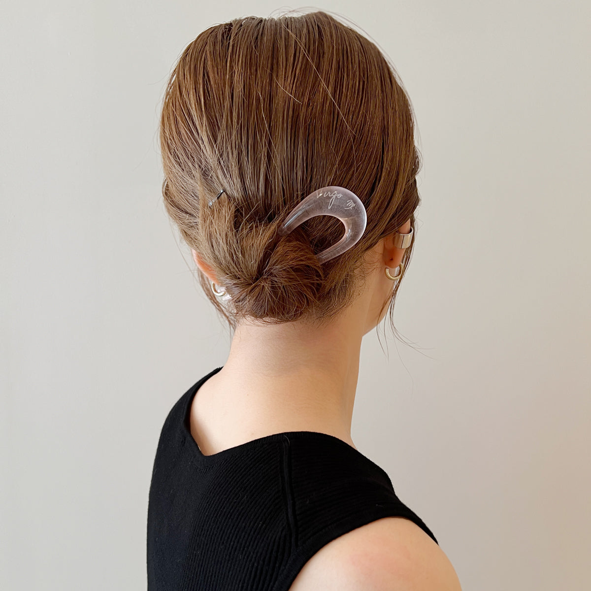 ルーサイト ゾディアック レター ヘアピン