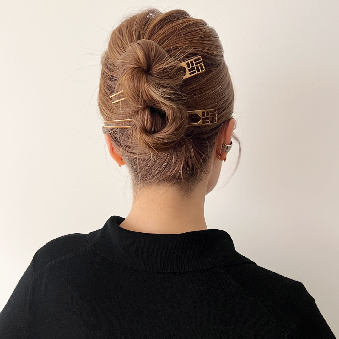 THBT メタル エンブレム ヘアピン