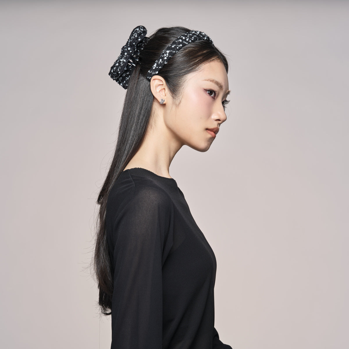 リントンツイード M ヘアージョークリップ