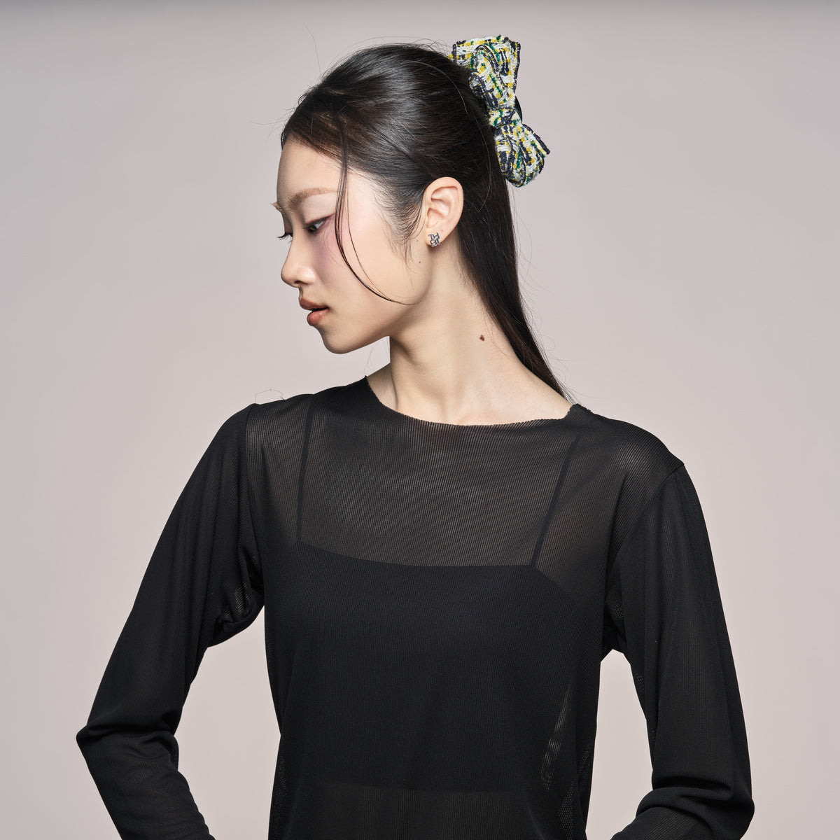 リントンツイード M ヘアージョークリップ