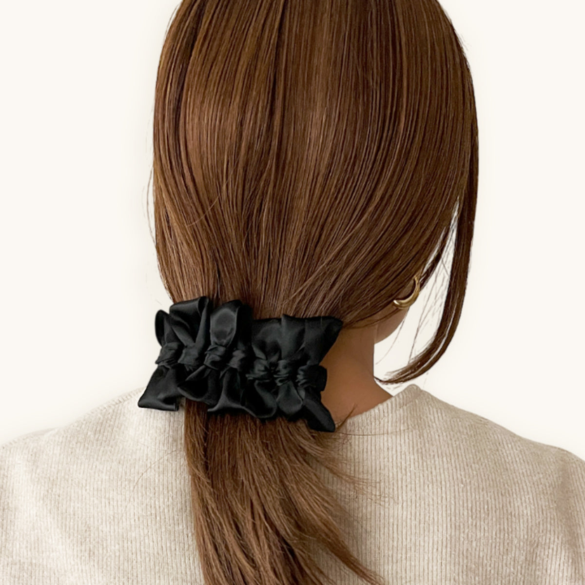 サテン ボウ ラプソディ 10cm バレッタ | THE HAIR BAR TOKYO