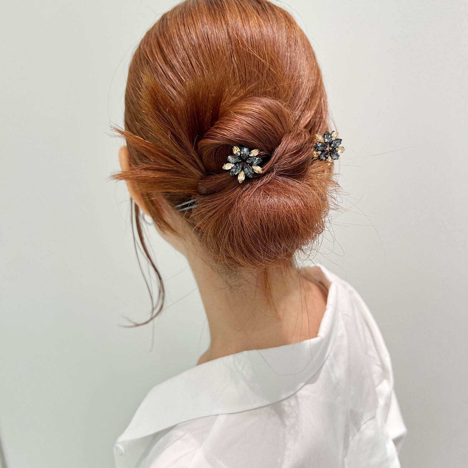 クリスタル スターレット ヘアピン