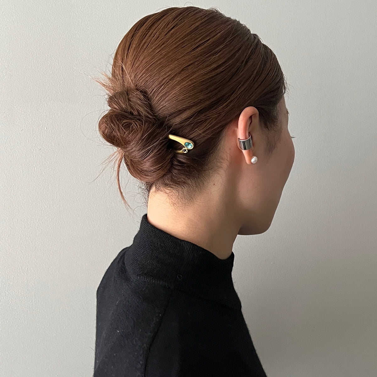 コレットマルーフ シルバーメタルヘアクリップ コレットマルーフ シルバーメタルヘアクリップ colette malouf Metal U