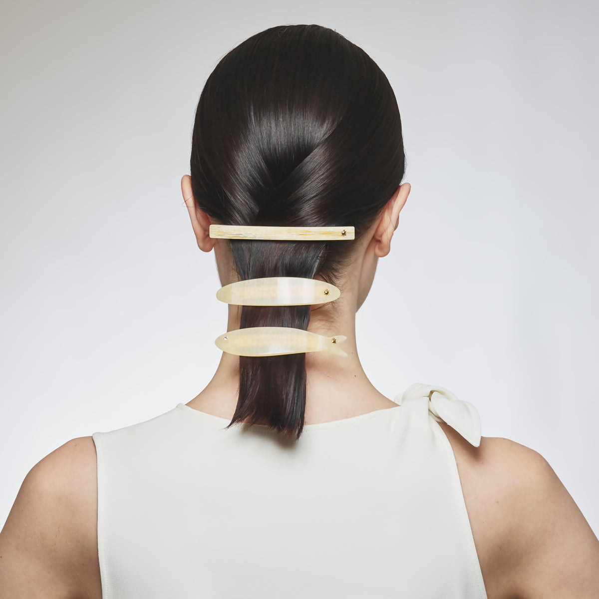 THE HAIR BAR グリーン バレッタ THE HAIR BAR グリーン バレッタ ウインドウ バレッタ | THE