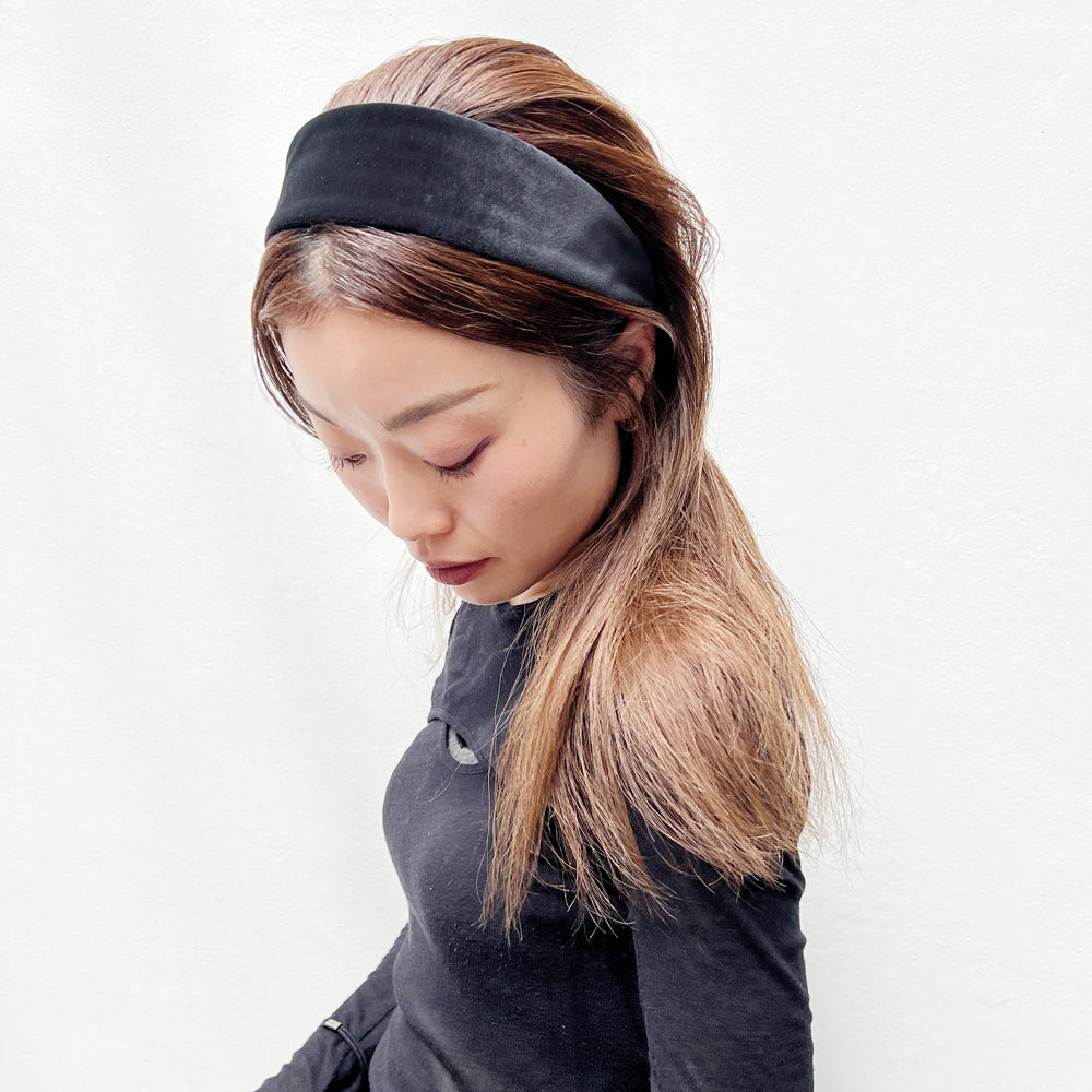 Jennifer Ouellette レザー　ワイド　ヘッドバンド Jennifer Ouellette レザー ワイド ヘッドバンド レザー ワイド
