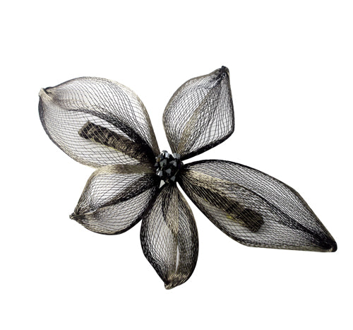 Mesh Poison Flower 10cm Barrette/メッシュ ポイズン フラワー 10cm