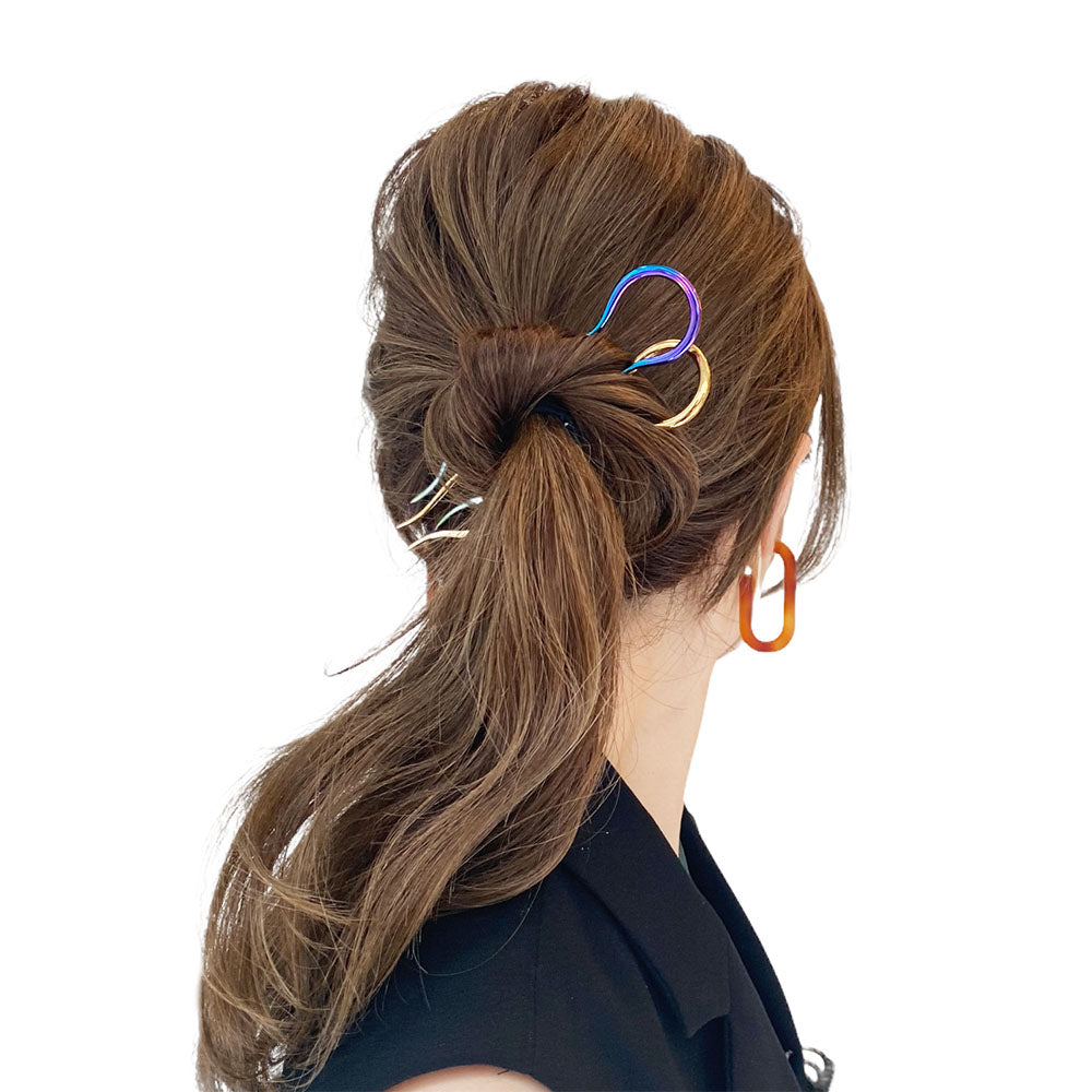 メタル ウェービー ヘアピン