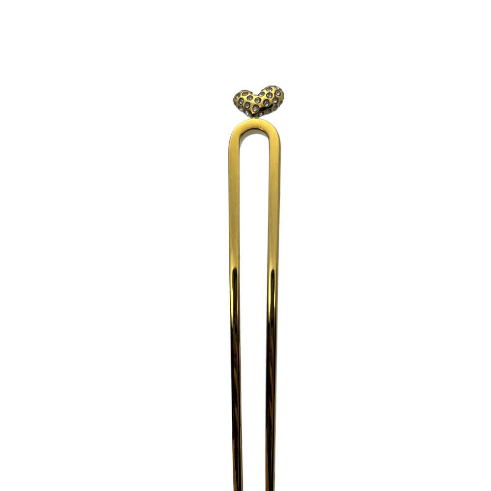ハートヘアピン