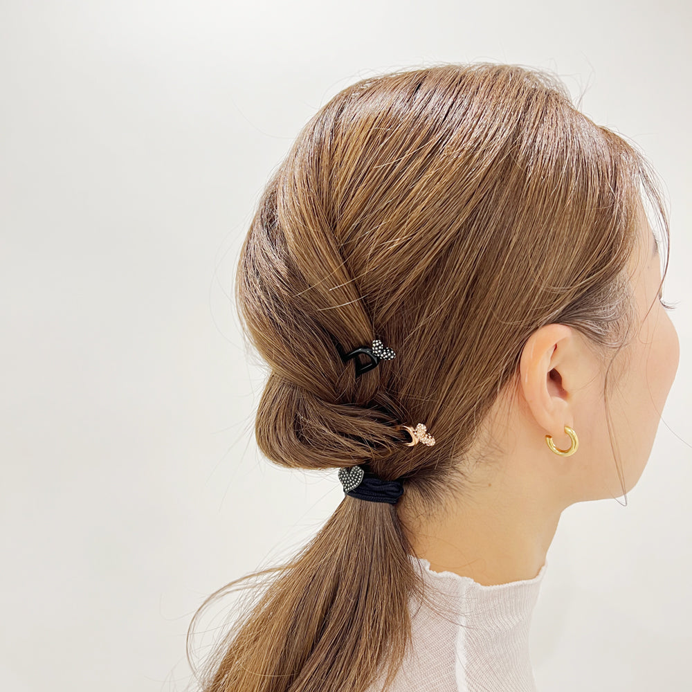 ハートヘアピン