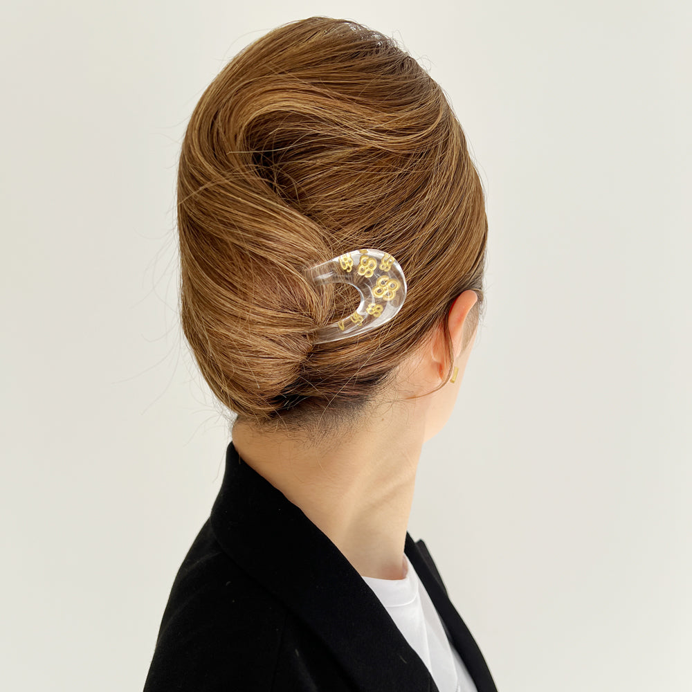 コレットマルーフ Acrylic Laboratory Hairpin ヘアピン 24LF-515-62-3-MATBRN_24LF-504-