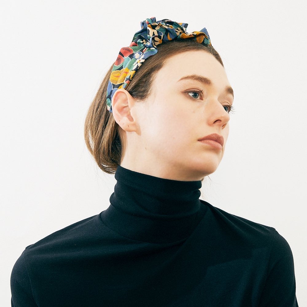 Liberty Print Ruffle Headband/リバティ プリント ラッフル ヘッドバンド