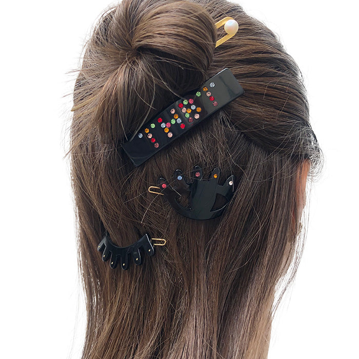 THBT Multi-Color Barrette/THBT マルチカラー バレッタ | THE HAIR