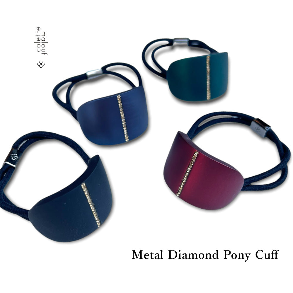 Metal Diamond Pony Cuff