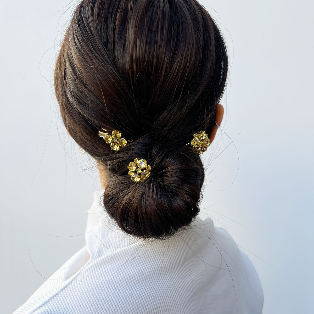 レイプスィード フラワー クリスタルヘアピン | THE HAIR BAR TOKYO レイプスィード フラワー クリスタルヘアピン | THE HAIR BAR TOKYO
