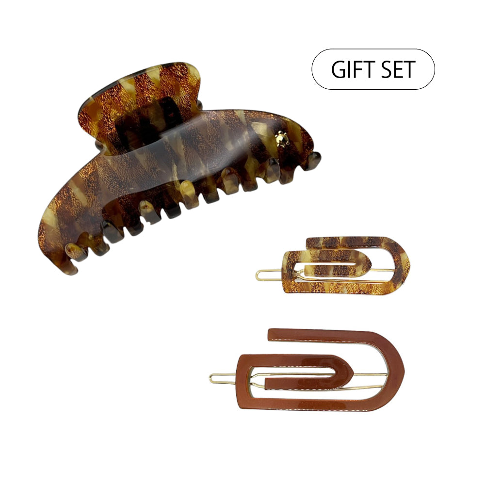【WEB限定 gift set】ヘア ジョー M+クリップ アート(DBRN/COP)