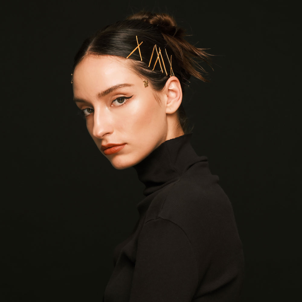 メタリック ３セット ボビーピン