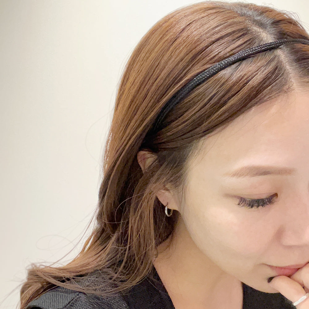 コレットマルーフ メッシュ カチューシャ ヘッドバンド - ヘアアクセサリー