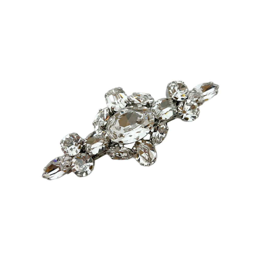 ラインストーン クロス 6センチ バレッタ | THE HAIR BAR TOKYO 