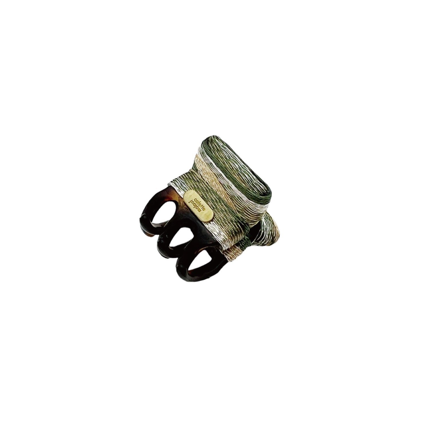 【WEB限定 Mother's Day gift set】メッシュ ウィッカー スモールジョークリップ+メッシュ スモール スパイダー フラワー ビーク クリップ(CAMO)