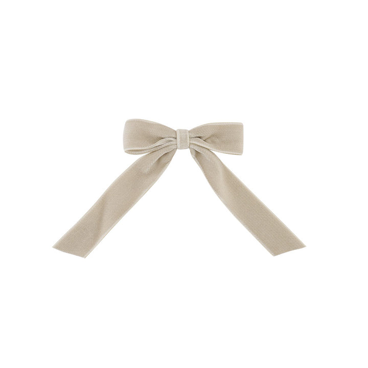 ベルベットボウ  6cm バレッタ S