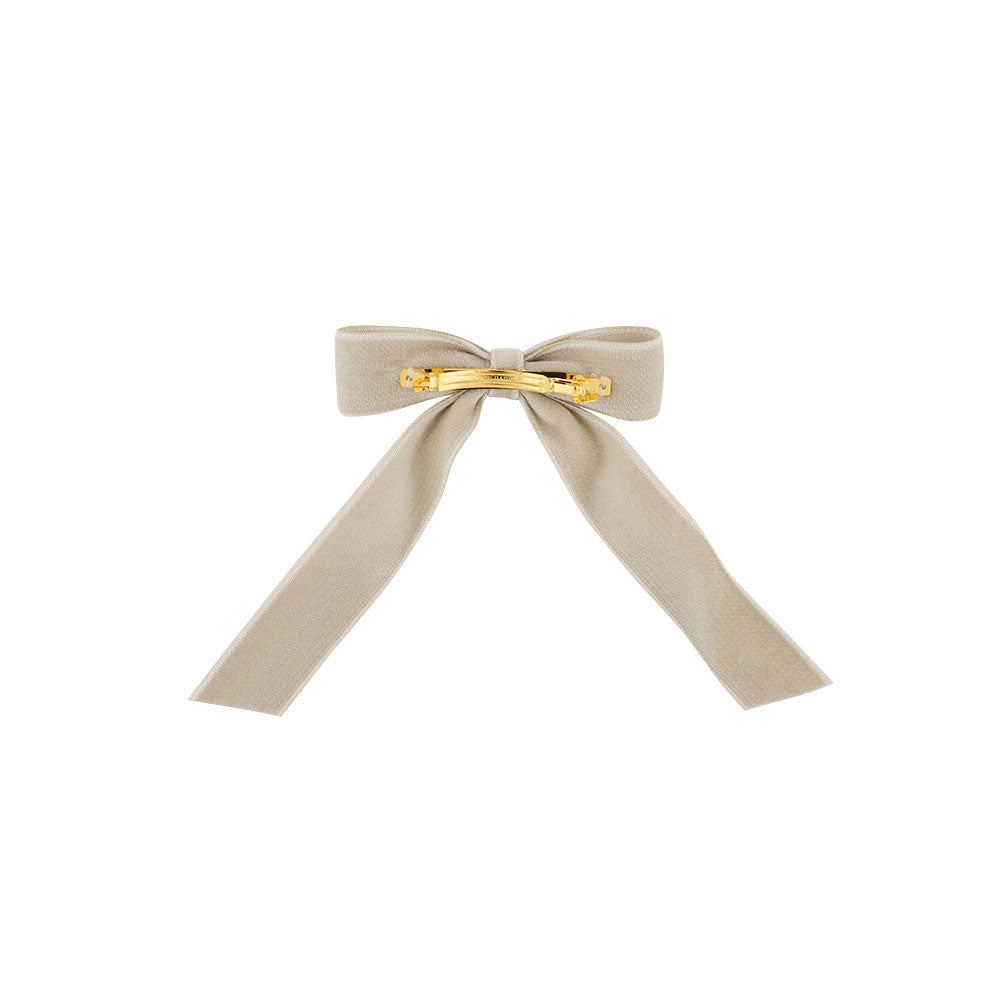 ベルベットボウ  6cm バレッタ S