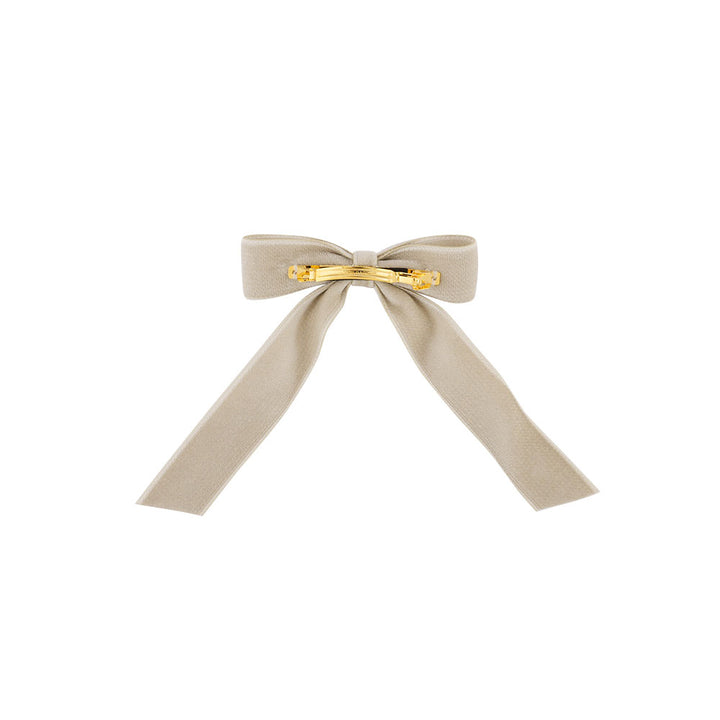 ベルベットボウ  6cm バレッタ S