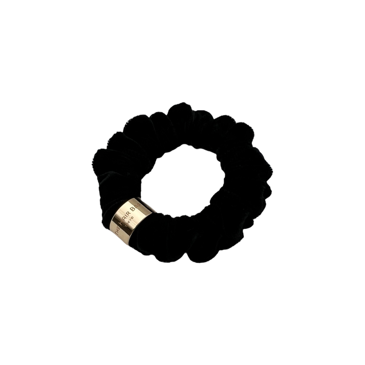 ベルベット ミニ スクランチー ウィズ リング