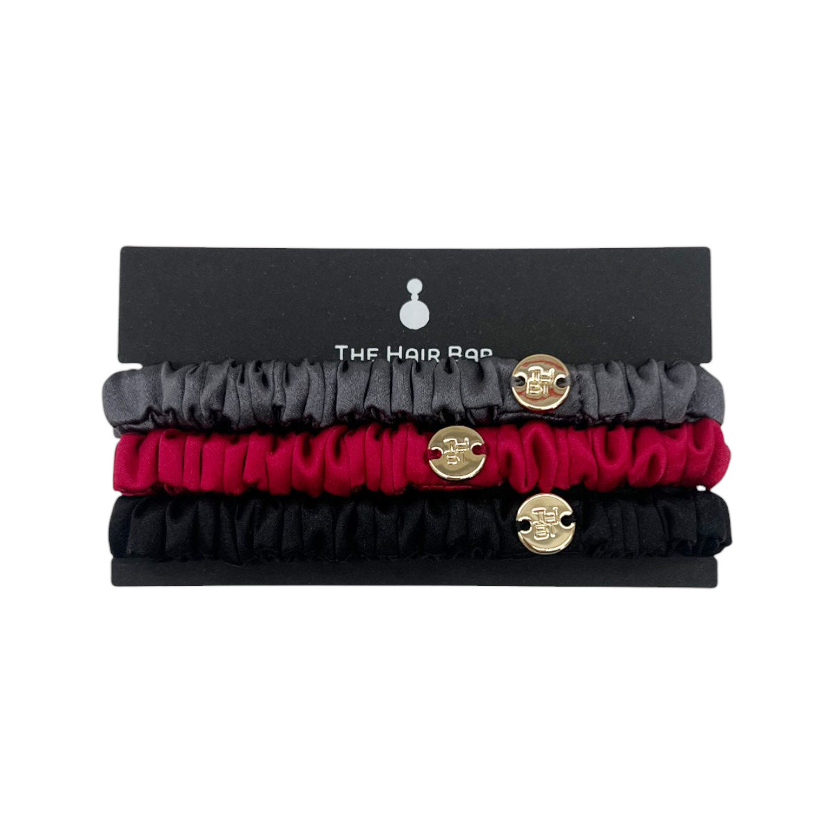 セット オブ 3 シルク ミニ スクランチーズ