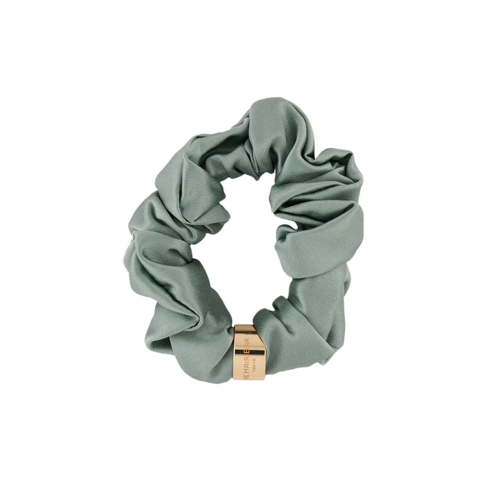 シルク スクランチー ウィズ ボールド リング