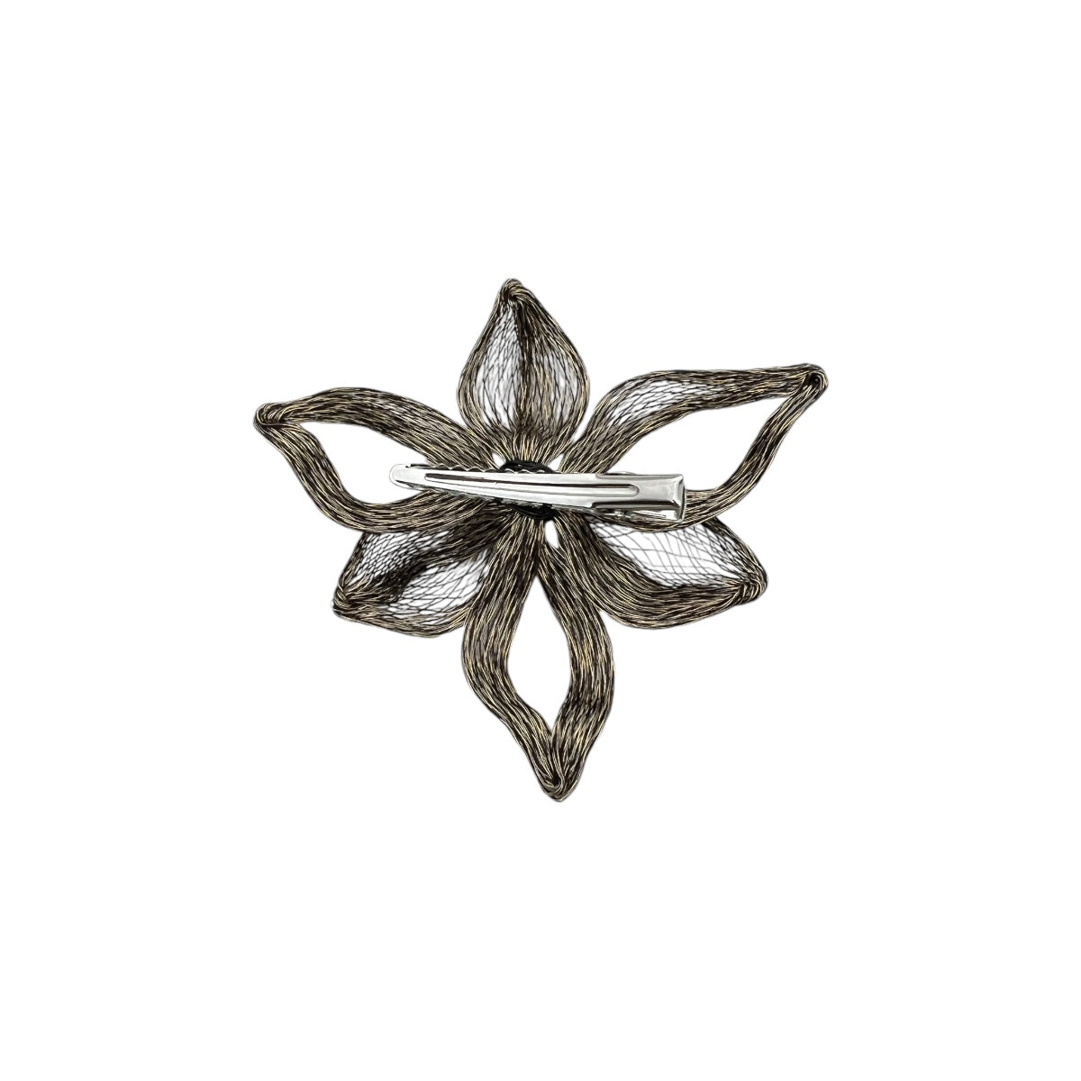 no.201 ハンドメイド✩ラタン風パーツのボタニカルヴィンテージヘアクリップ✩ 販路限定 シーパラダイス バンスクリップ | Complex Biz (Women
