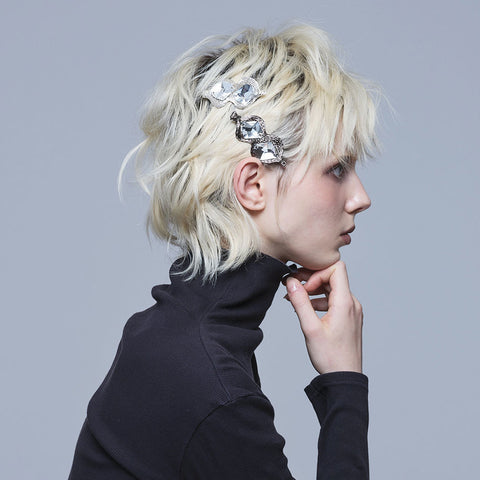 スモール ロック クリスタル メッシュ スナップ クリップ | THE