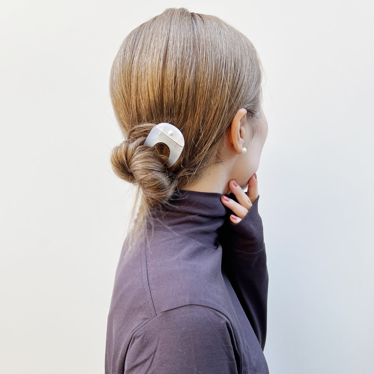 コレットマルーフ　パールヘアピン　オイル コレットマルーフ/colette malouf】アクリリック ラボラトリー ヘアピン