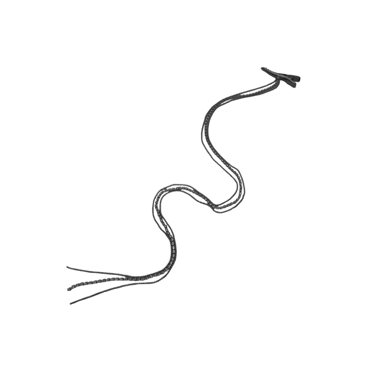 ラインストーン&ボールチェーンクリップ35cm