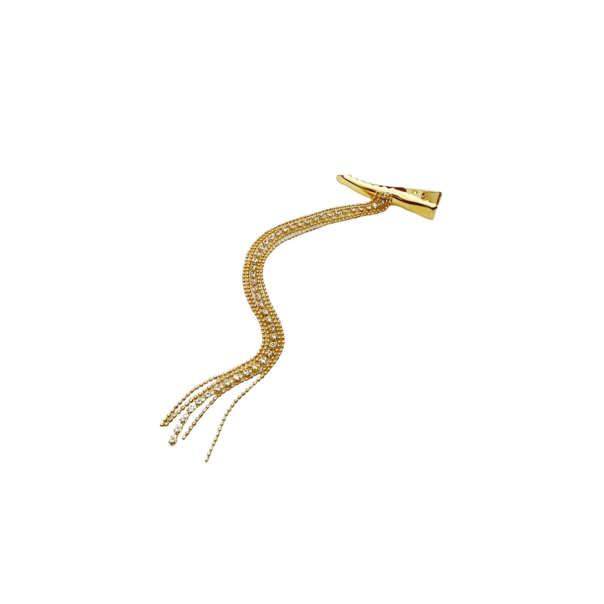 ラインストーン&ボールチェーンクリップ12cm