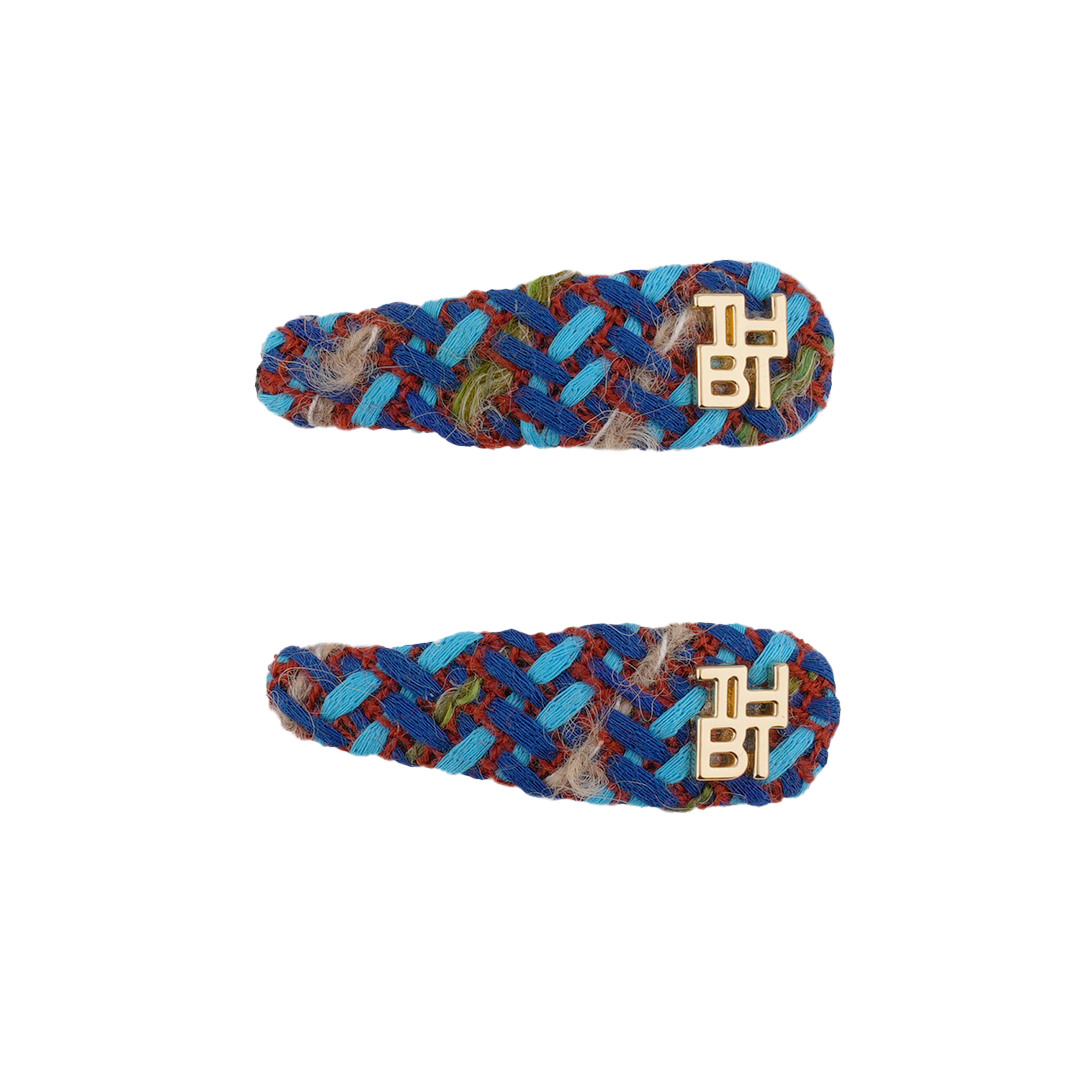 アップサイクル リントンツイード スナップクリップ セットオブ2