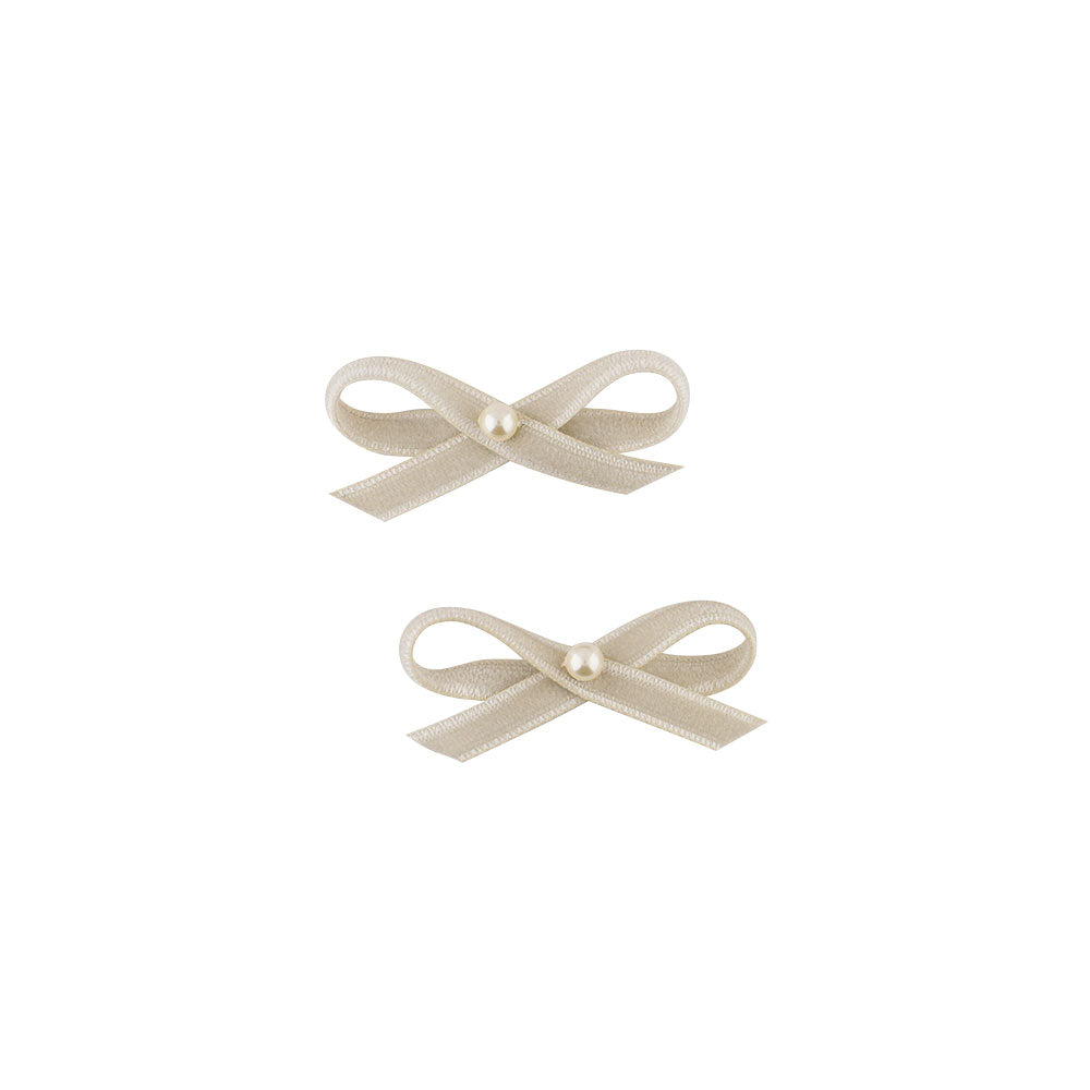 ベルベット スモールボウ クリップセットオブ2