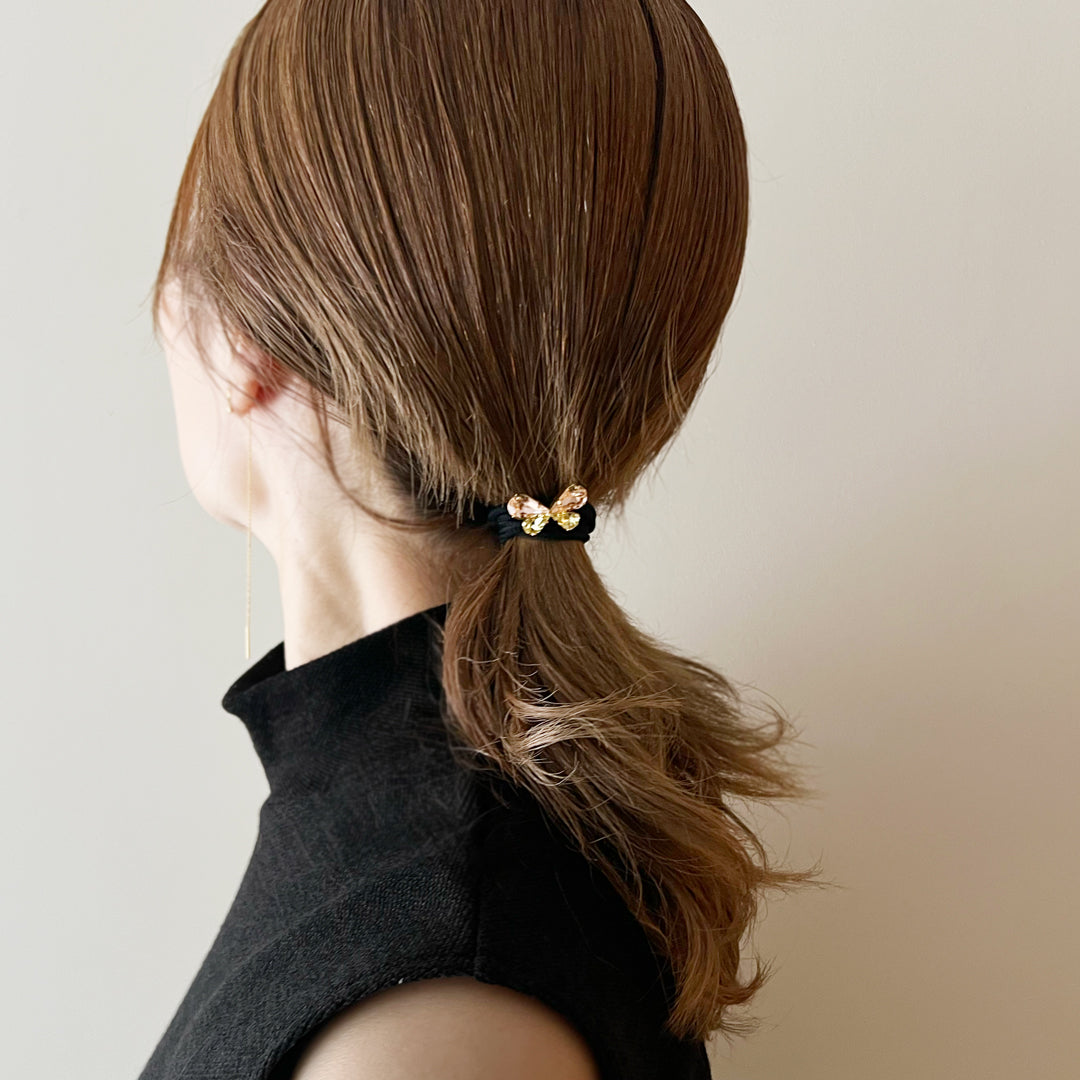 クリスタル スモール バタフライ ポニー