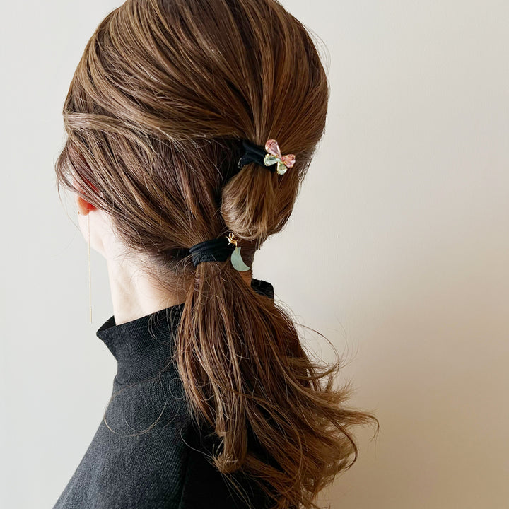 クリスタル スモール バタフライ ポニー